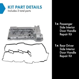 TRQ TRQ Left Valve Cover Drivers Side Compatible with 2006-2011 Hyundai Azera 2007-2008 Entourage 2007-2009 Santa Fe 2006-2010 Sonata 2007-2012 Veracruz Kia Amanti 2009 Borrego Sedona Sorento