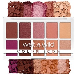 Wet n Wild Color Icon Paleta de Sombras 10 Tonos Heart & Sol – Acabado Mate y Satinado de Larga Duración, Alta Pigmentación, Fórmula Vegana y Cruelty Free