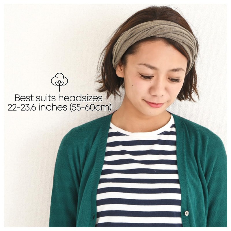 Wide ORGANIC Cotton Bandana Headband - Womens Mens bandana headbands