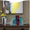 JIC Gem Teal Agate Bookends Heavy Duty Book Ends for