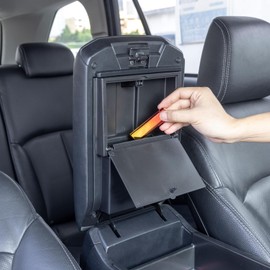 JKCOVER Compatible with Toyota 4Runner 2010-2022 2023 2024 Center Console Hidden Organizer Box Accessories Armrest Secret Compartment Hidden Storage Box