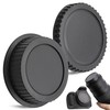 TECHZOCO Front and Lens Cap Compatible with Canon EF/EF-S 4000D