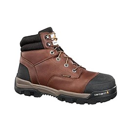 Carhartt Men's Ground Force 6-Inch Brown Waterproof Work Boot - Composite Toe, Peanut Oil Tan Leather, 11 M US - New For 2017 - CME6355