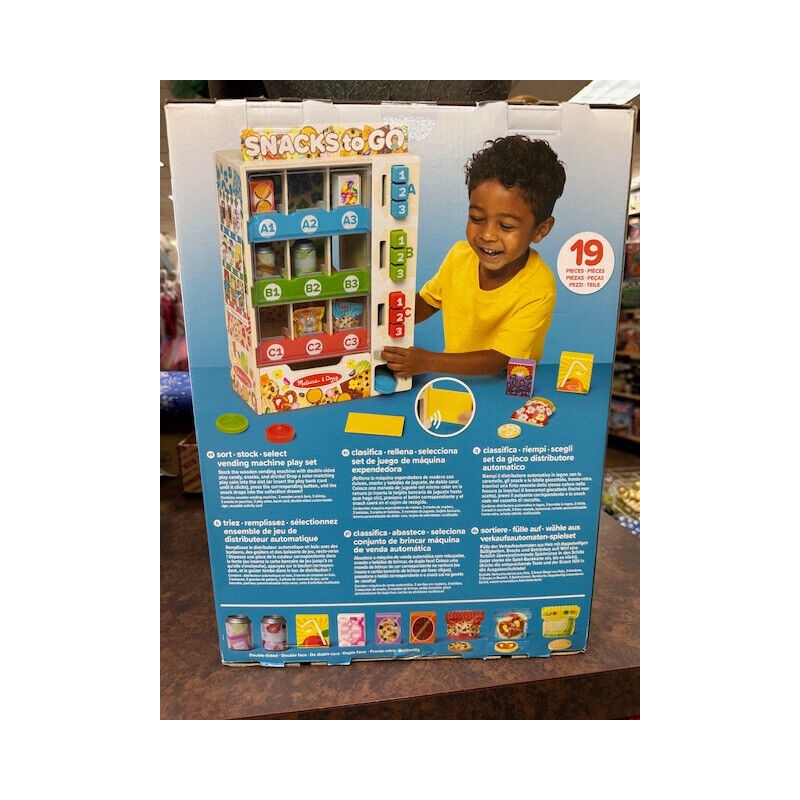 Melissa & Doug Sort, Select Wooden Vending Machine Play Set