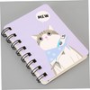 Operitacx 4pcs Cartoon Note Pads Kraft Notebooks Memo Kraft Notepads