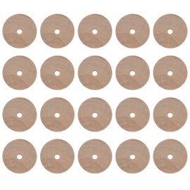 POPETPOP Wooden Wheels DIY Model- 20Pcs DIY Toy Wheels, Wooden Toy Wheels for Crafts and DIY Toy Cars