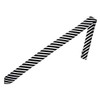 [8] 5 color striped thin tie, slim tie, narrow tie,