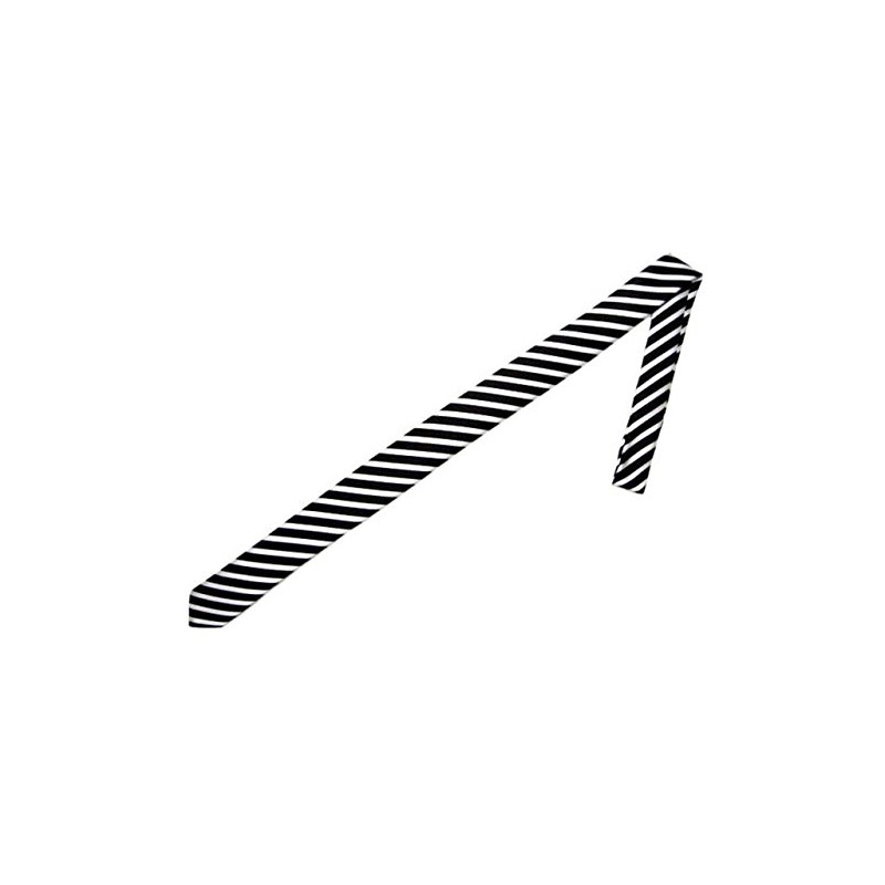 [8] 5 color striped thin tie, slim tie, narrow tie,