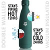Grsta Thermos Flask, 500 ml Stainless Steel Drinking Bottle, BPA-Free,