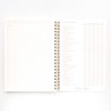 DesignWorks Ink 8.25" x 11.6" Burgundy Textured Paper Twin Wire