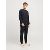 JACK & JONES Men's Jacsolid Lounge Set W Noos, Black,