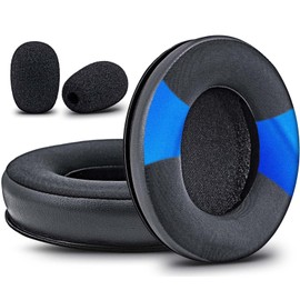 Revolver Cooling Gel Ear Pads for Cloud Revolver/Revolver S Headset I Thicker Enhanced Memory Foam - Hybrid Sport Fabric More Comfort by DIMOST