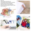 100pcs Colorful Paper Clips 20 Cute Shapes Stable Clamping Lightweight