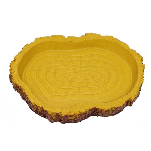 Reptile Food Water Bowl Resin Feeder Worm Bowl Animal Food