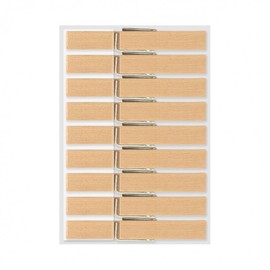 1000 Jumbo Wooden Clothespins Natural Wood 10ea