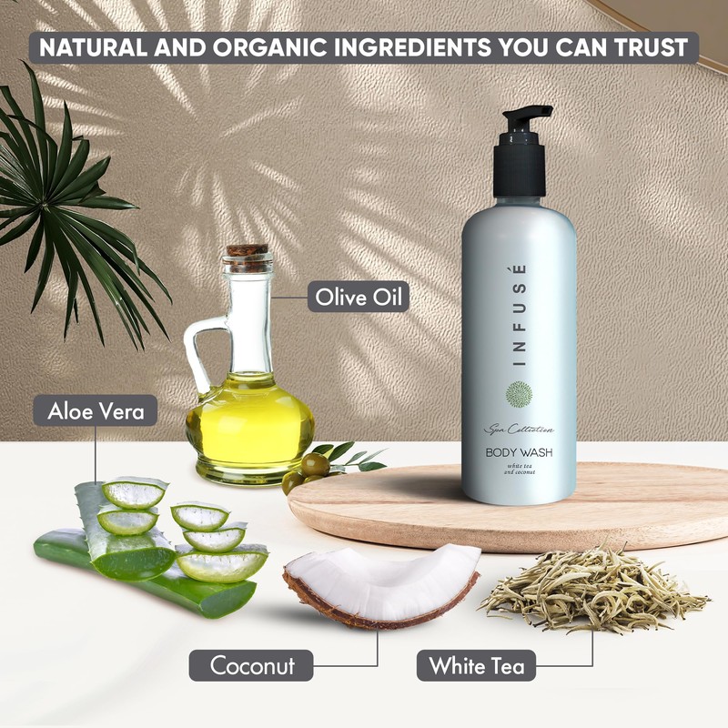 Terra Pure Infuse White Tea and Coconut Body Wash |