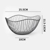 Nordic Fruit Basket Fruit Storage Fruit Bowl Large Capacity Stylish