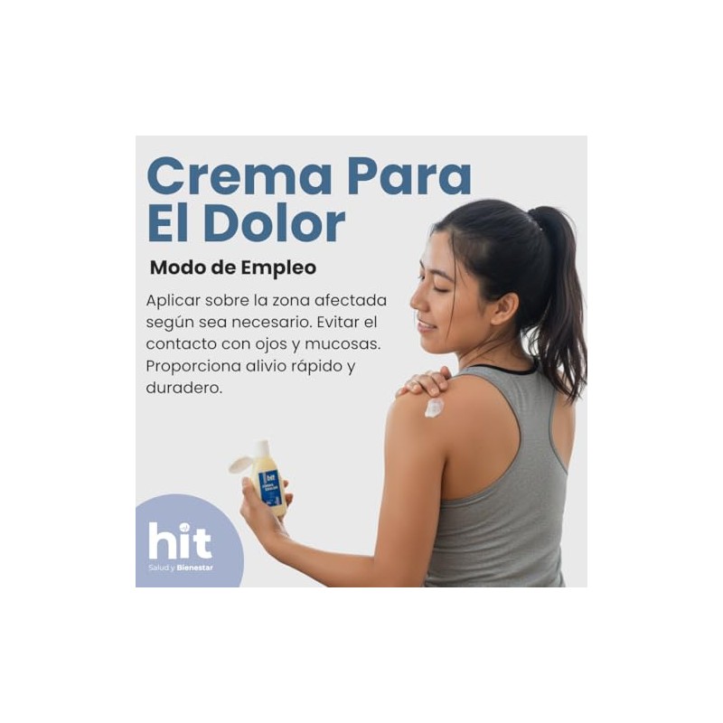 CREMA PARA DOLOR Dolores musculares 90 gr HIT (3)