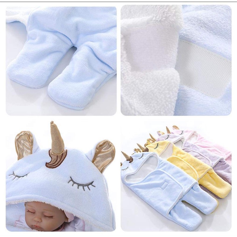 mama stadt Sleeping Bag Baby Unicorn Baby Blanket Newborn Swaddle