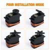 Hosyond 4Pack MG995 Servo Motors Digital RC Servo Metal Gears