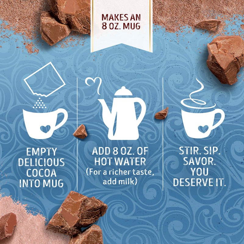 Swiss Miss Milk Chocolate Flavored No Sugar Added Hot Cocoa