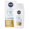 NIVEA SUN Derma Skin Clear SPF50+ (40ml), Face Sunscreen with
