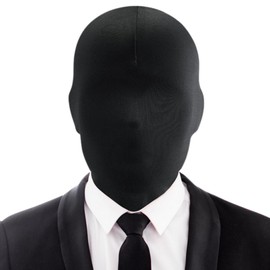 Archnote Full Head Mask, Full Face Mask, Disguise Mask, Cosplay, Costume, Black