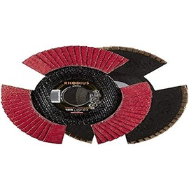 Rhodius 210645 Vision Speed Flap Disc Diameter 125 mm Bore Diameter 22.23 mm Stainless Steel Pack of 1