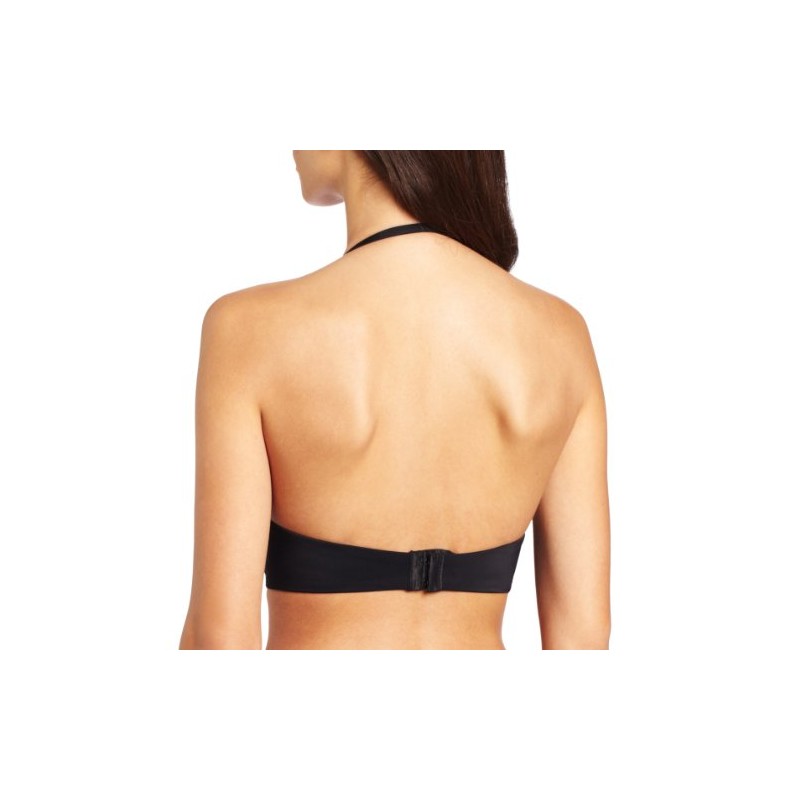 Fashion Forms Women's Seamless U Plunge Bra, Black, 34B