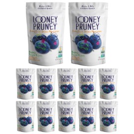 Looney Pruney Organic Pitted Dried Prunes for the Entire Family | Always California-Grown | Kosher | No Added Sugar & No Preservatives (12 pack)