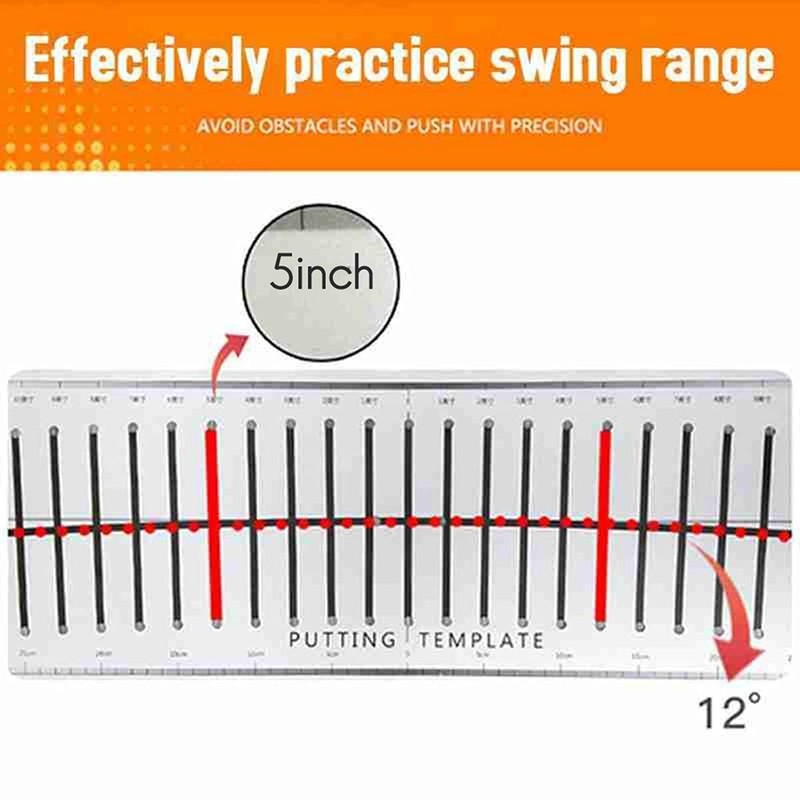 CosyCaya Golf Putter Trainer Putting Equipment Indoor Set Training Mat