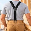 Heavy Duty Work Suspenders for Pants – Adjustable 1.5-Inch Wide