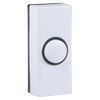 Byron 7910 Wired Bell Push, White, 2 Wire