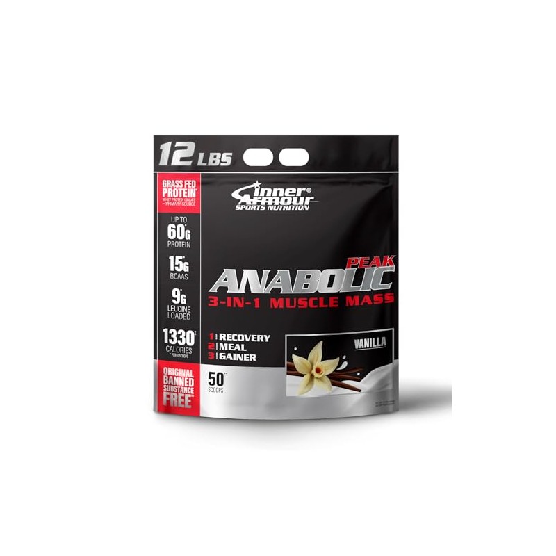 Inner Armour Anabolic Peak 3-in-1 Muscle Mass Gainer – Grass-Fed