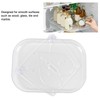 Removable Transparent Acrylic Turntable Organizer for Kitchen Refrigerator 26 x