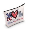 BWWKTOP Statue Of Liberty Cosmetic Makeup Bag New York City