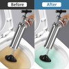 Olpchee Portable High Pressure Kinetic Toilet Plunger Air Drain Blaster