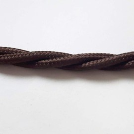 LEDSone Vintage 3 Core Twisted Italian Braided Cable Electric Fabric Flexible Lamp Textile Cable Wire Cable