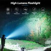 Rechargeable Flashlight, 2 Pack 900000 High Lumens Super Bright Flash