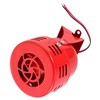 MUNEFE Metal Siren Horn, Handheld Air Raids Siren, Portable Red
