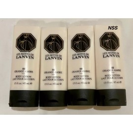 Les Notes de Lanvin Lot Of 4 Les Notes de Lanvin III Orange Ambre Body Lotion Travel Size 1.5 oz