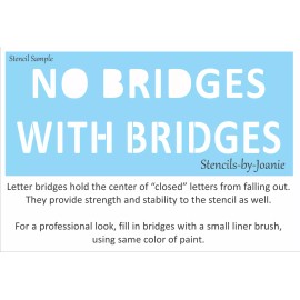 Stencils by Joanie LG Stencil Houndstooth 2" check Country Shabby Texture Design Background