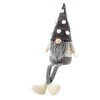 Mud Pie MED Gray Deluxe Dangle GNOME, Medium