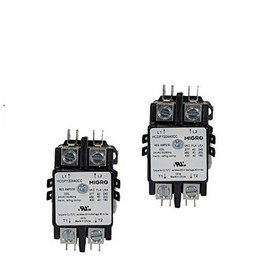 Migro 2 Pole 40 AMP Heavy Duty AC Contactor Replaces Virtually All Residential 2 Pole Models (Contractor Pack 2)