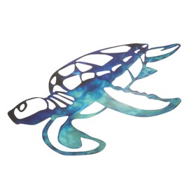 Ipetboom Garden Wall Turtle Decor Metal Turtle Wall Hanging Sculpture for Indoor and Outdoor Home Decoration for Garden Patio Living Space