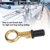 Snap Handle Drain Plug Rubber Brass Twist Design Long Lasting