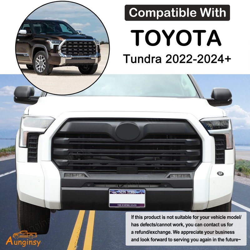 Car Front License Plate Frame Bracket Compatible with Toyota Tundra