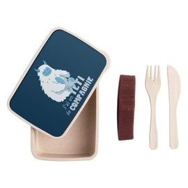 Fabulous Lunch Box with Cutlery Blue - Yéti de Compagnie Animal Mythos Film Dream - 700 ml