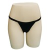 Zofirao 5 Pack Womens Panties Cotton Spandex Thongs Underwear G-Strings,Black,X-Small