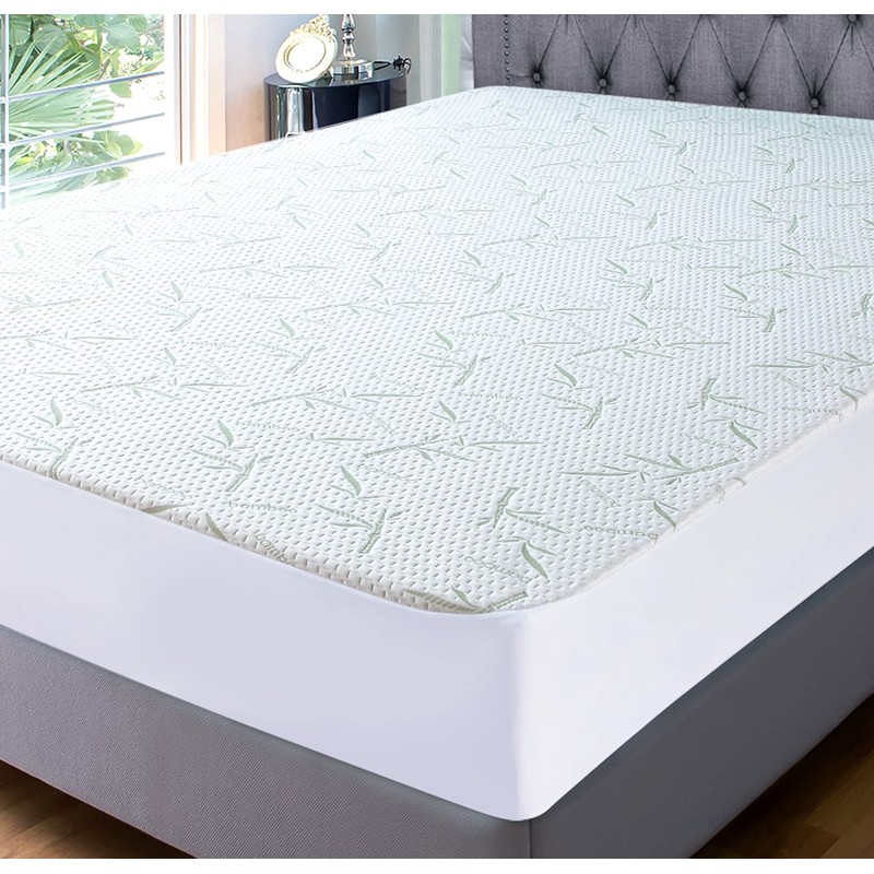 Utopia Bedding Waterproof Bamboo Viscose Mattress Protector (Double 135 x